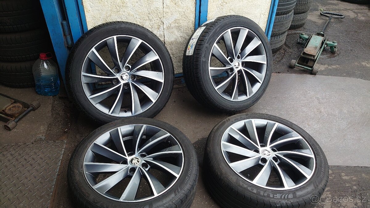ALU kola 5x112 r18+ pneu 235/45/18