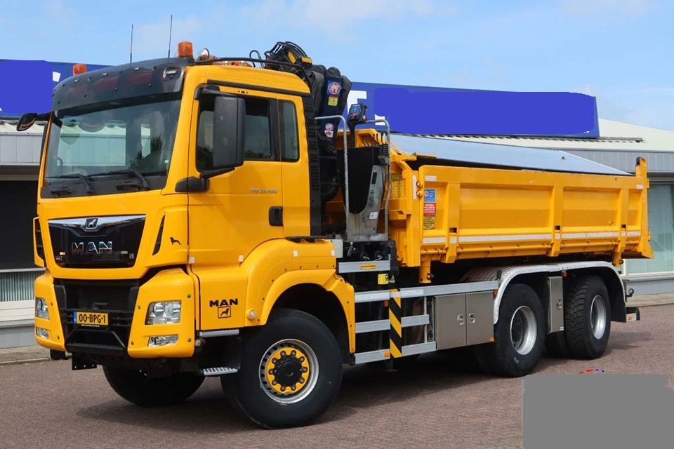MAN TGS 33.420 - 6x6 – Sklápěč + Bordmatik + HR-HMF 1643-Z2
