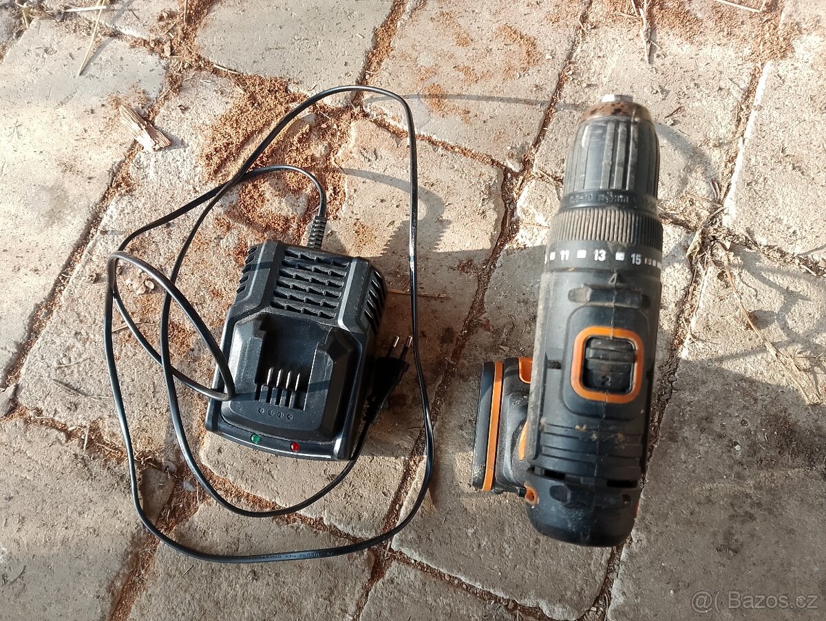Akušroubovák akuvrtačka Worx 16v 3Ah Plně funkční
