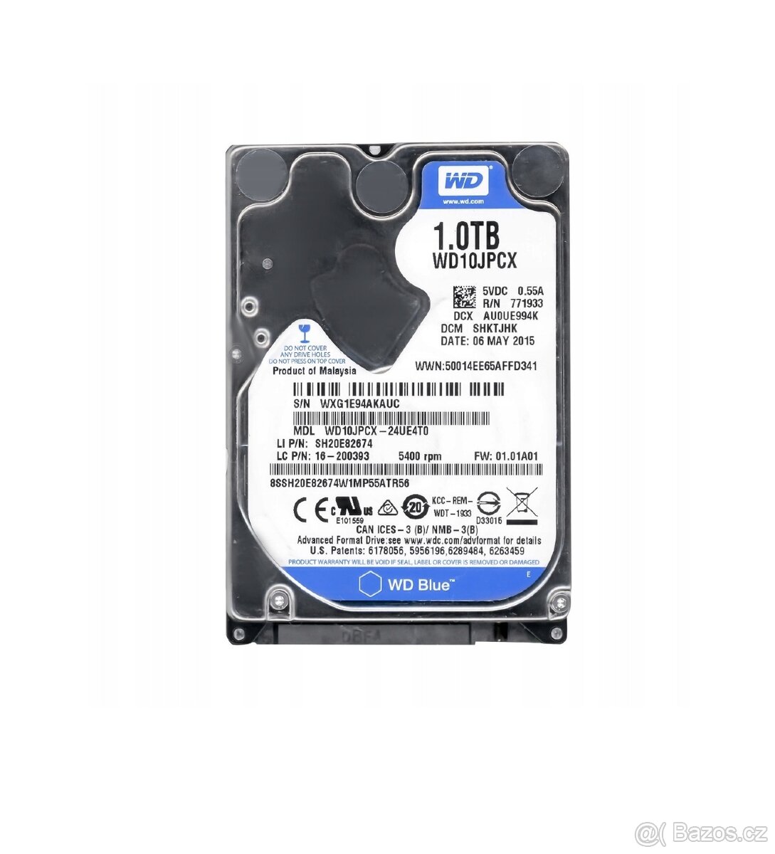 2,5" HDD Western Digital WD10JPCX 1TB