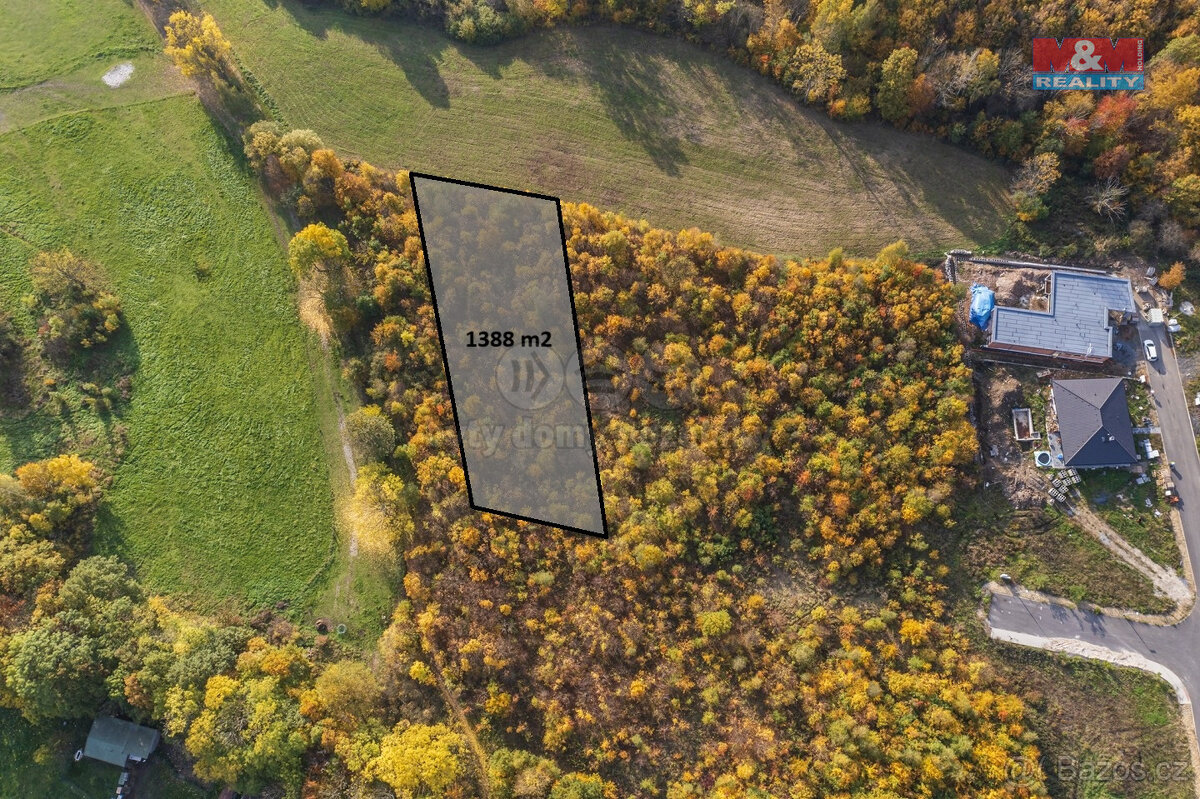 Prodej pozemku k bydlení, 1388 m², Dubí