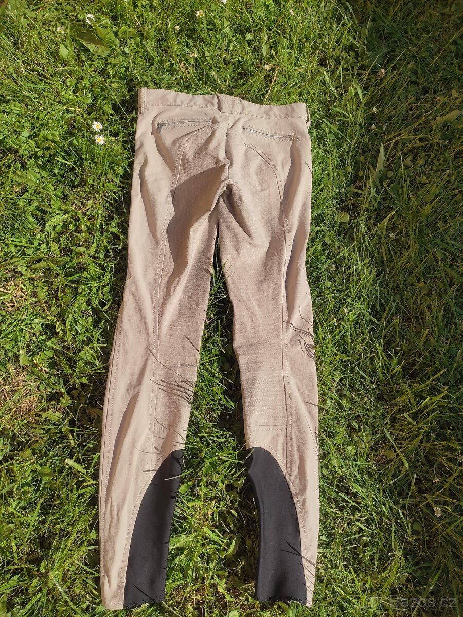 Světle béžové rajtky Equiline X-grip