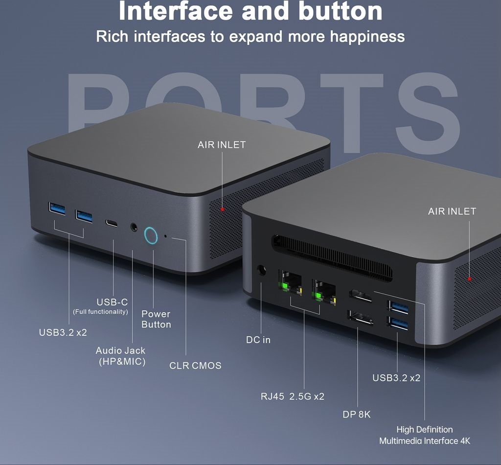 Prodám nepoužité Mini PC H90 Intel Core i7