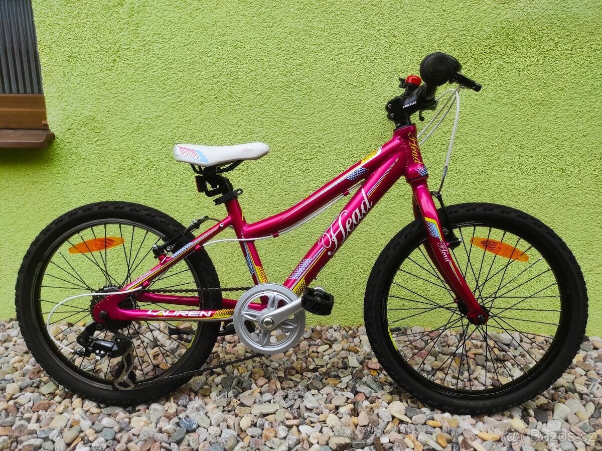 Značkové dětské kolo HEAD LAUREN 20" (růžová)#