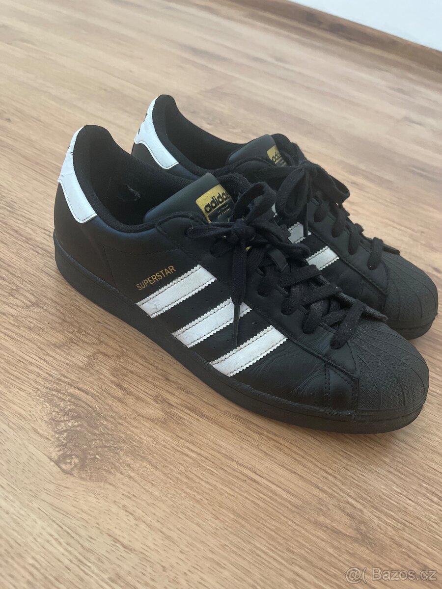 ✅ Adidas Superstar – originál – černé – velikost 43