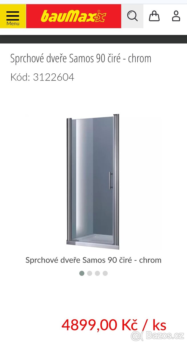 Sprchové dveře 90