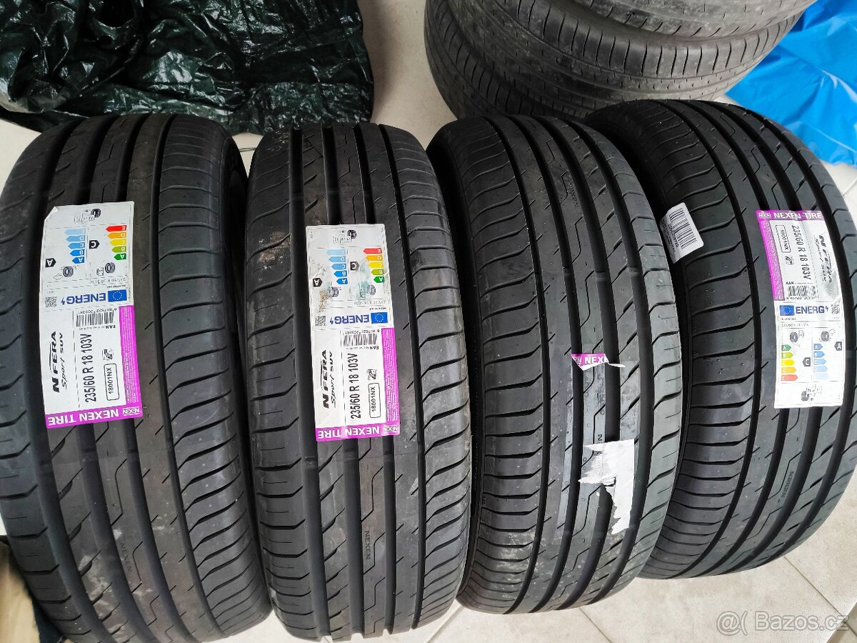 Prodám nové letní pneu NEXEN 235/60 R18 103V
