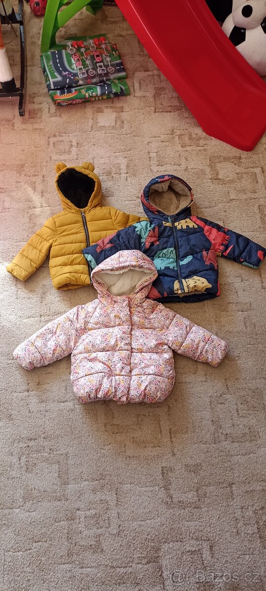 Dětská zimní bunda vel. 86