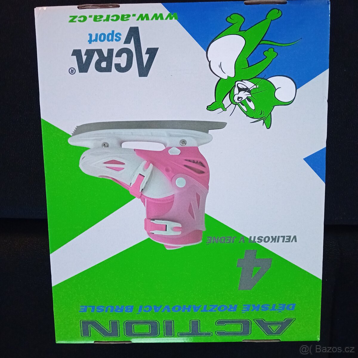 Rostoucí brusle na led