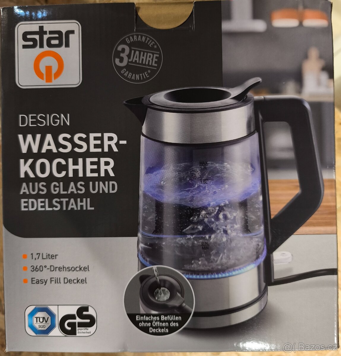 Rychlovarná konvice StarQ 1,7l