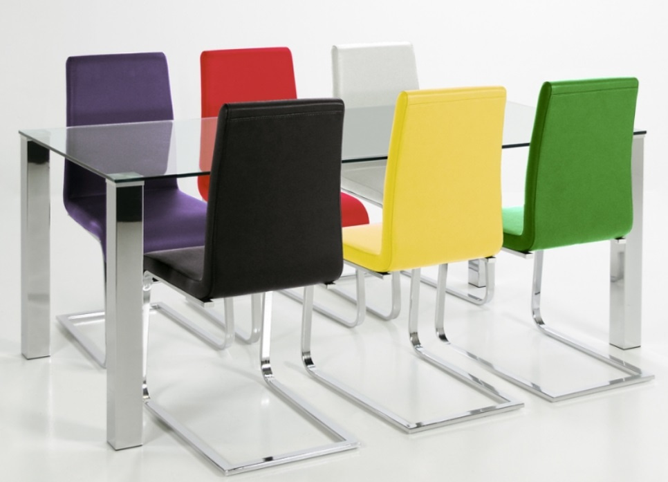 Stůl se skleněnou deskou 180 x 90