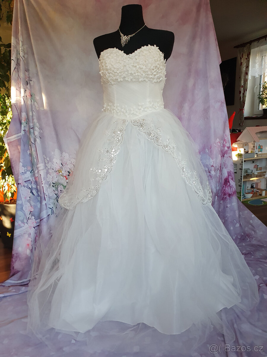 Svatební šaty Anna, nové, VÝPRODEJ