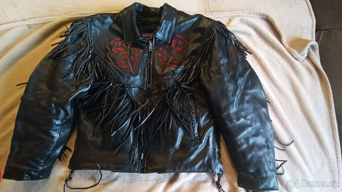 Dámská bunda na motorku křivák