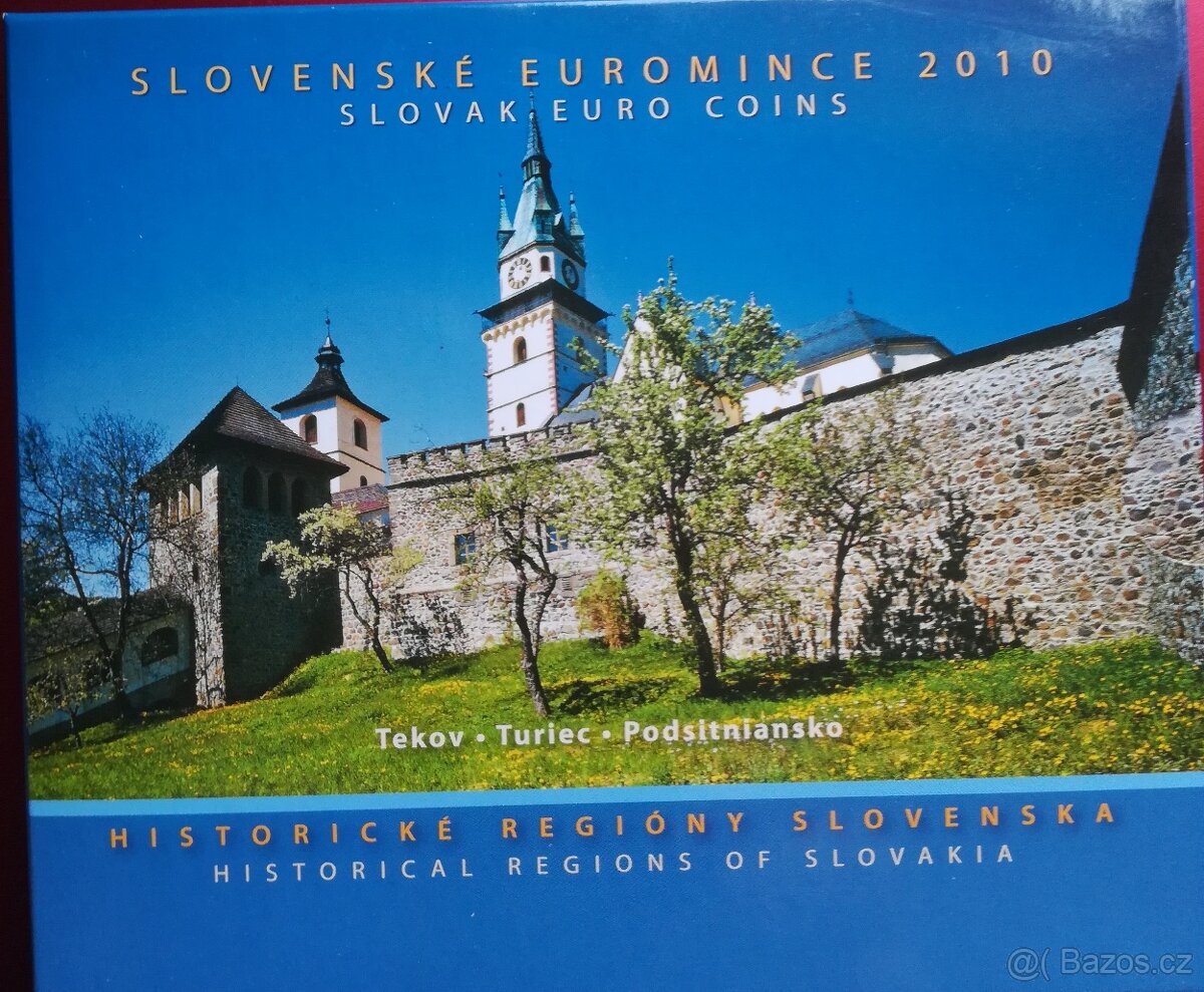 Sada Slov.mincí 2010 Tekov, Turiec, Podsitniansko