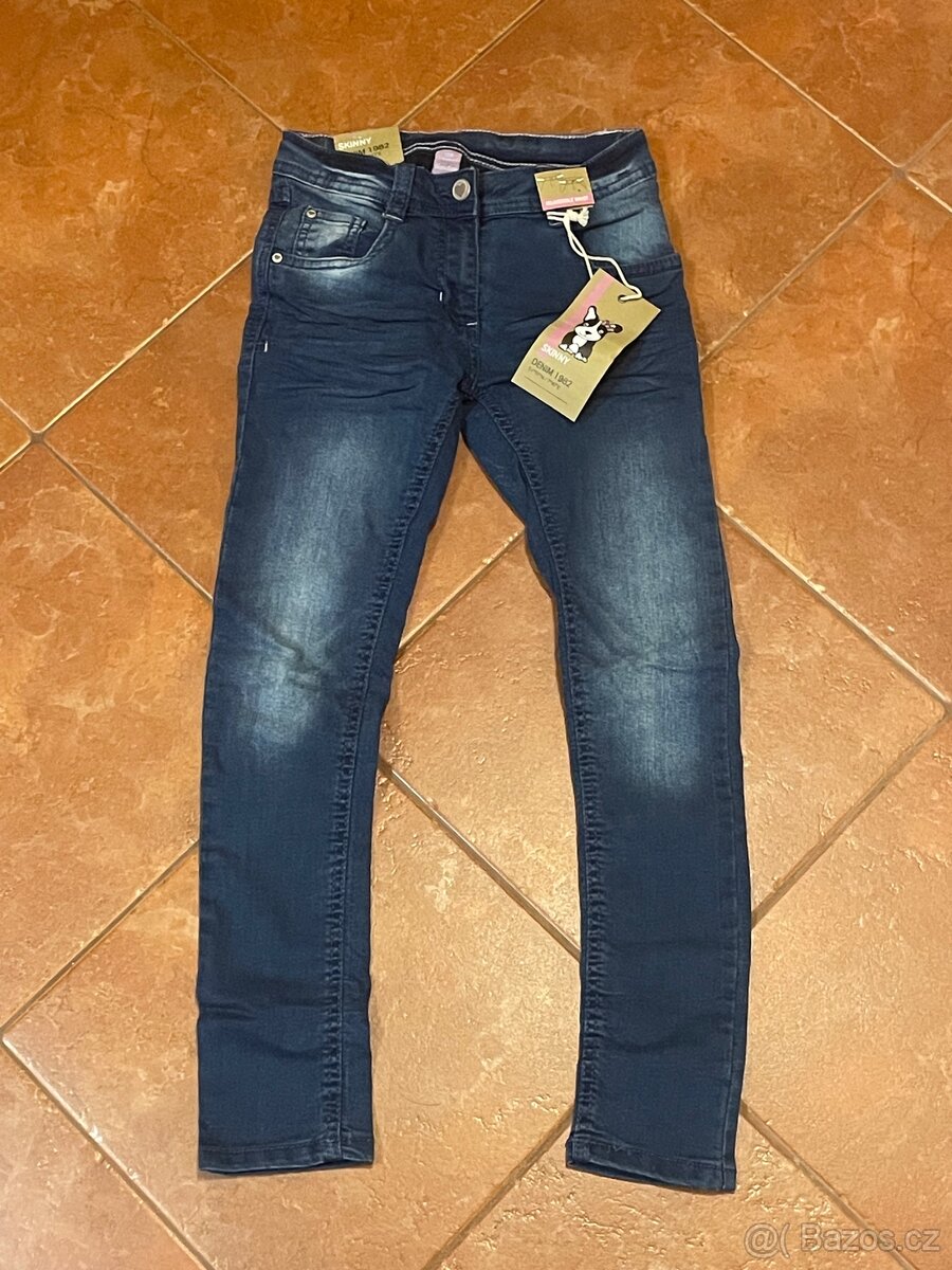 NOVÉ Dívčí Skinny Džíny