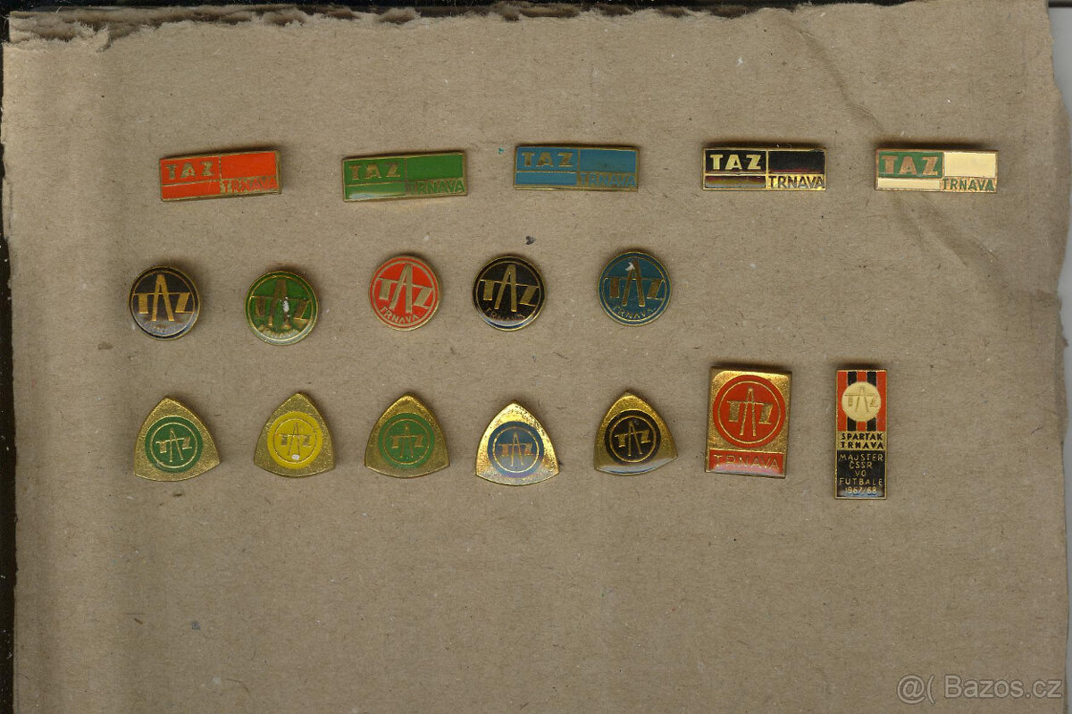 Odznaky Trnavské automobilové závody TAZ Trnava