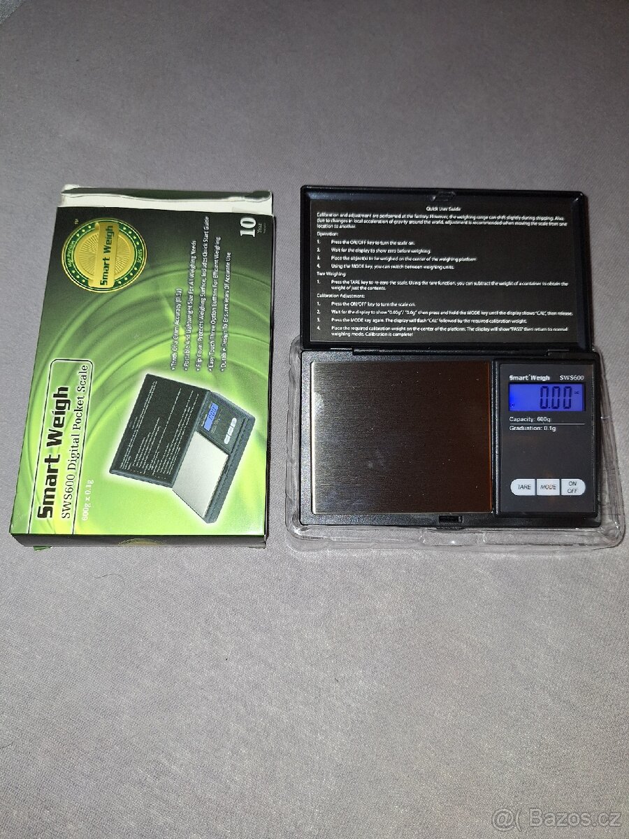 Digitální kapesní váha Smart Weigh - jako nová