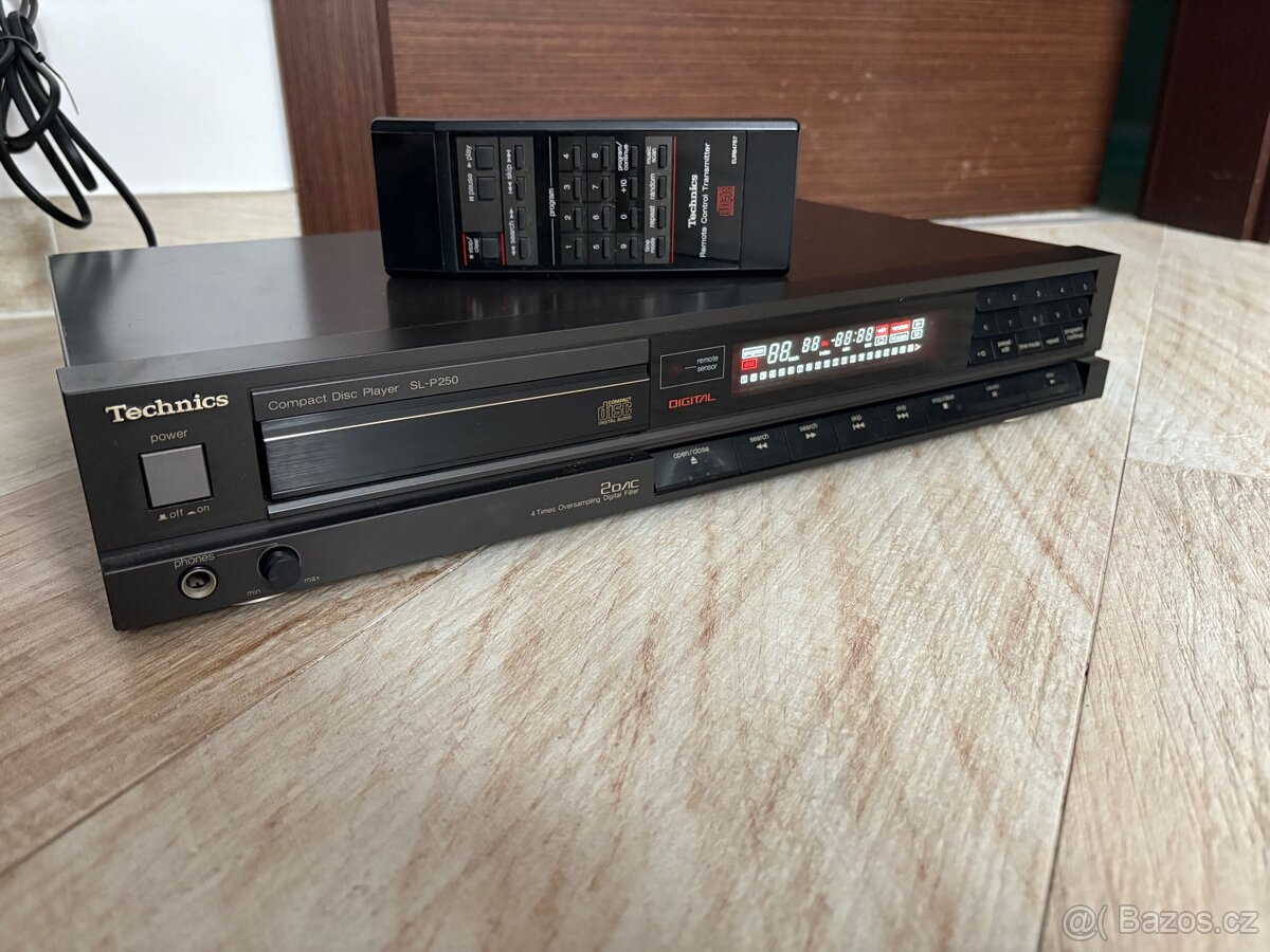 CD přehrávač Technics SL-P250 včetně DO - vintage