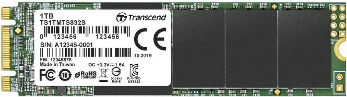 Transcend 832S 1TB M.2 SATA SSD