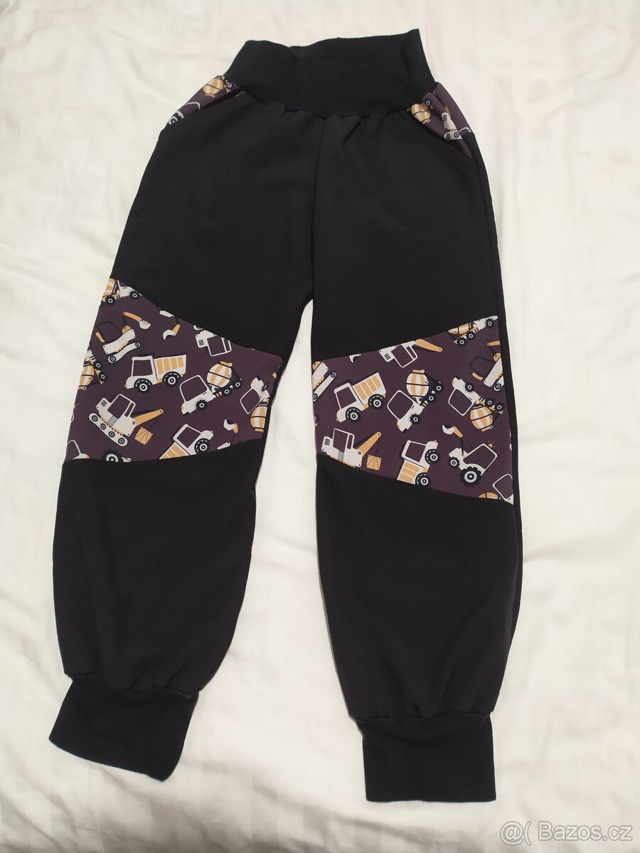 Softshellové chlapecké kalhoty vel. 128