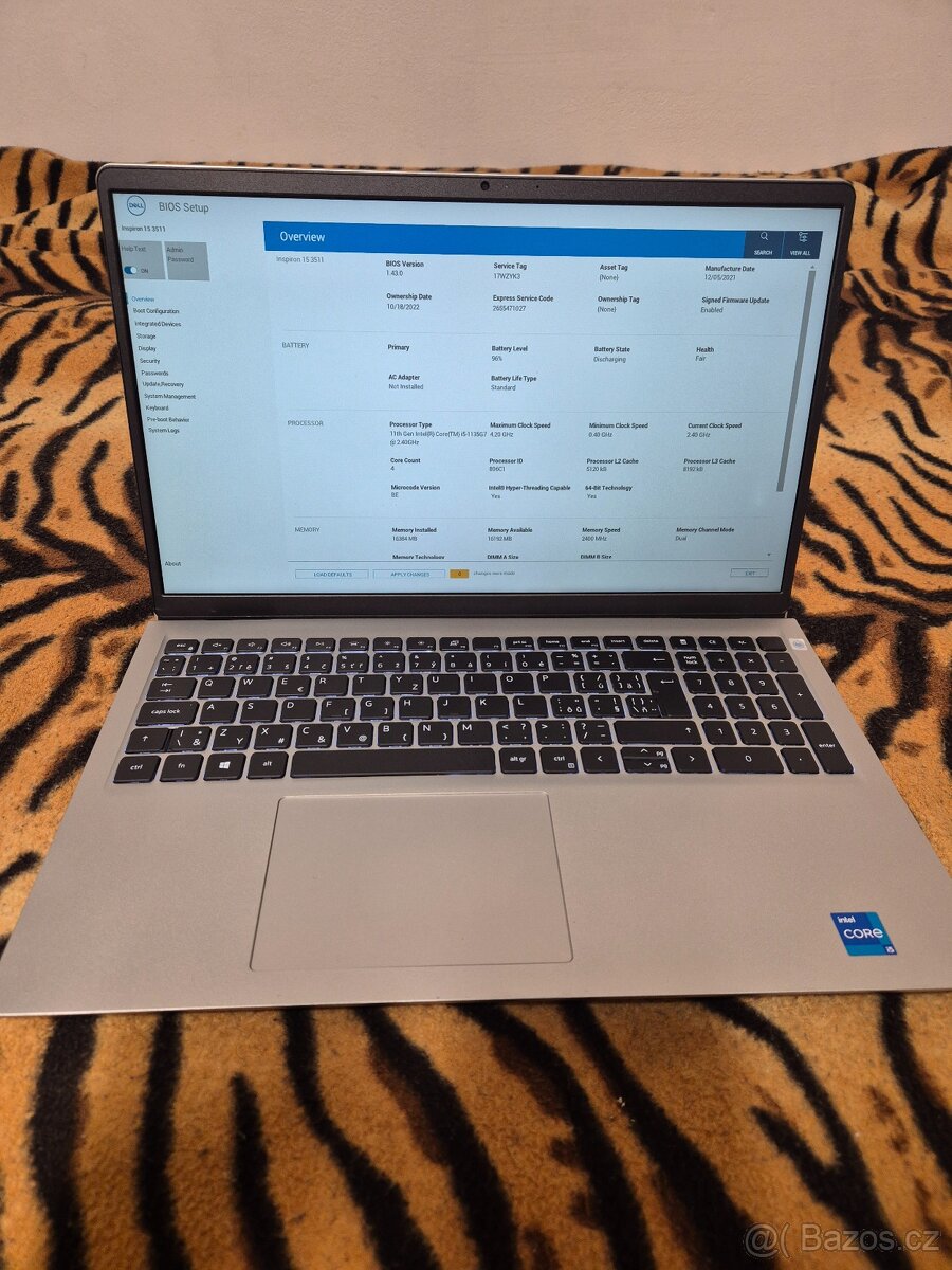 Notebook Dell Inspiron 15. 3511