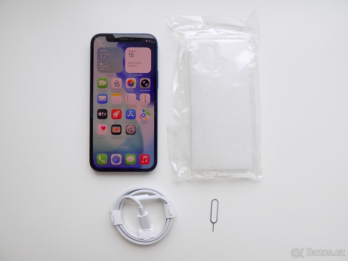APPLE iPhone 12 mini 64GB Modrý - TOP STAV