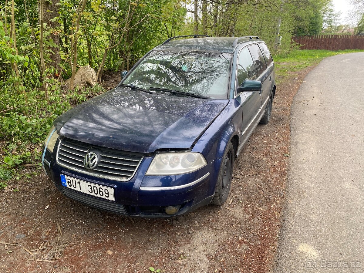 VW Passat B5.5 1.9TDI 96KW NAHRADNI DILY Z VOZU