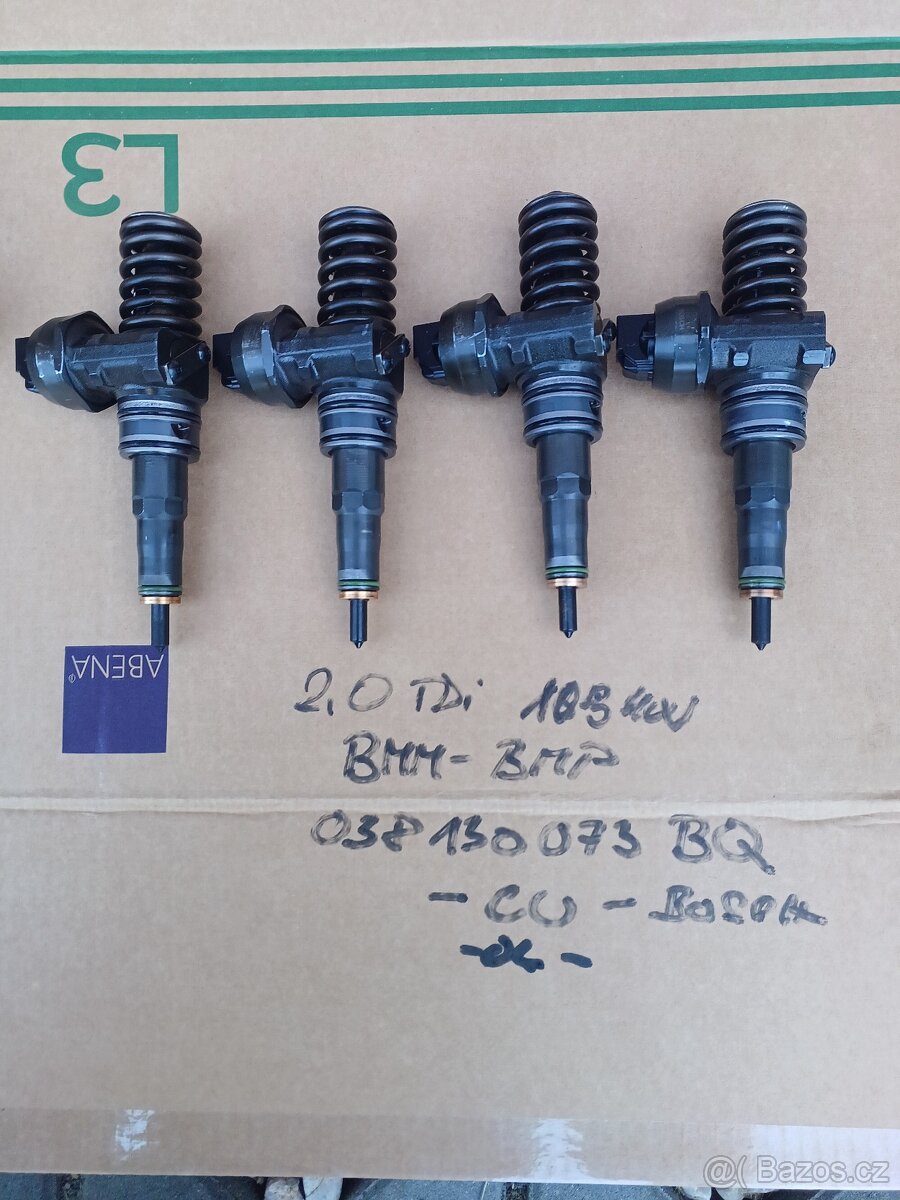 Vstriky 2,0 tdi 103kw sada motory BMM BMP