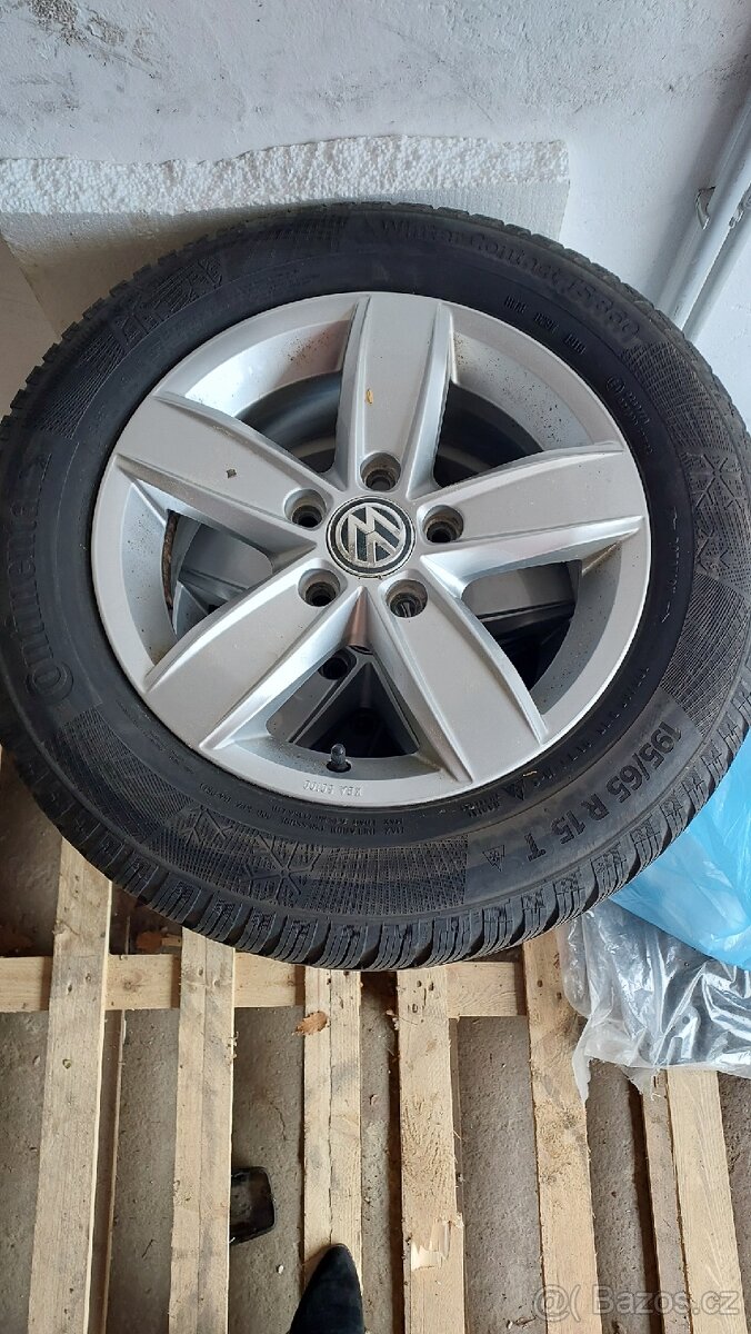 Originál sada kol - Alu disky VW na golfa
