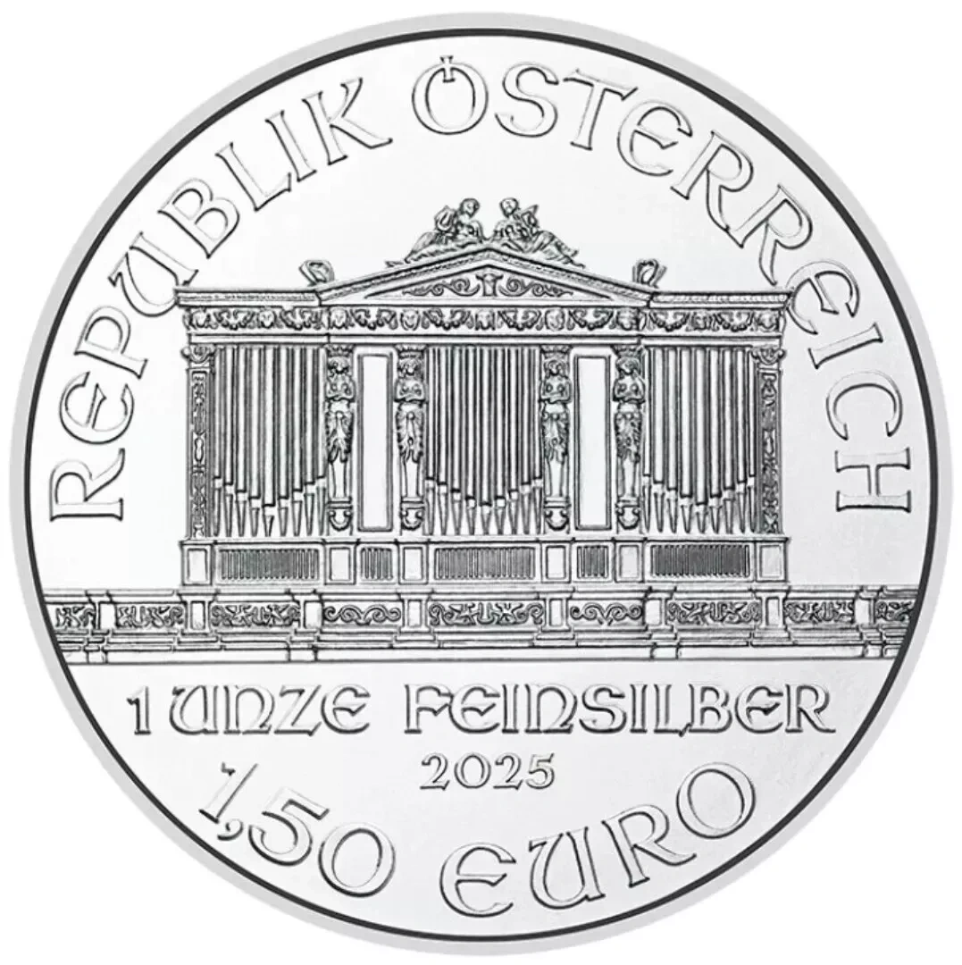 Investiční stříbrná mince, Philharmoniker 1 oz, 2025