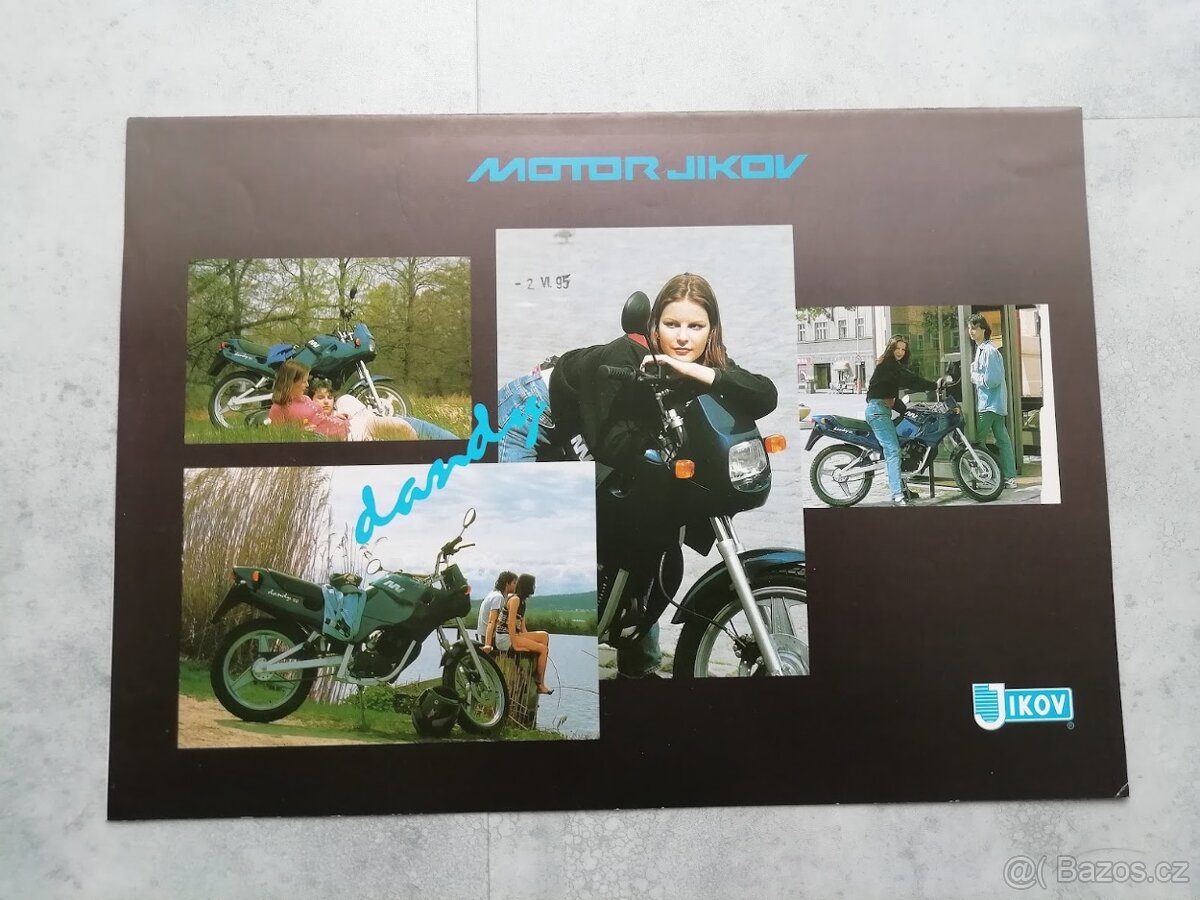 Motocykl Motor Jikov Dandy 50 prospekt - doprava v ceně