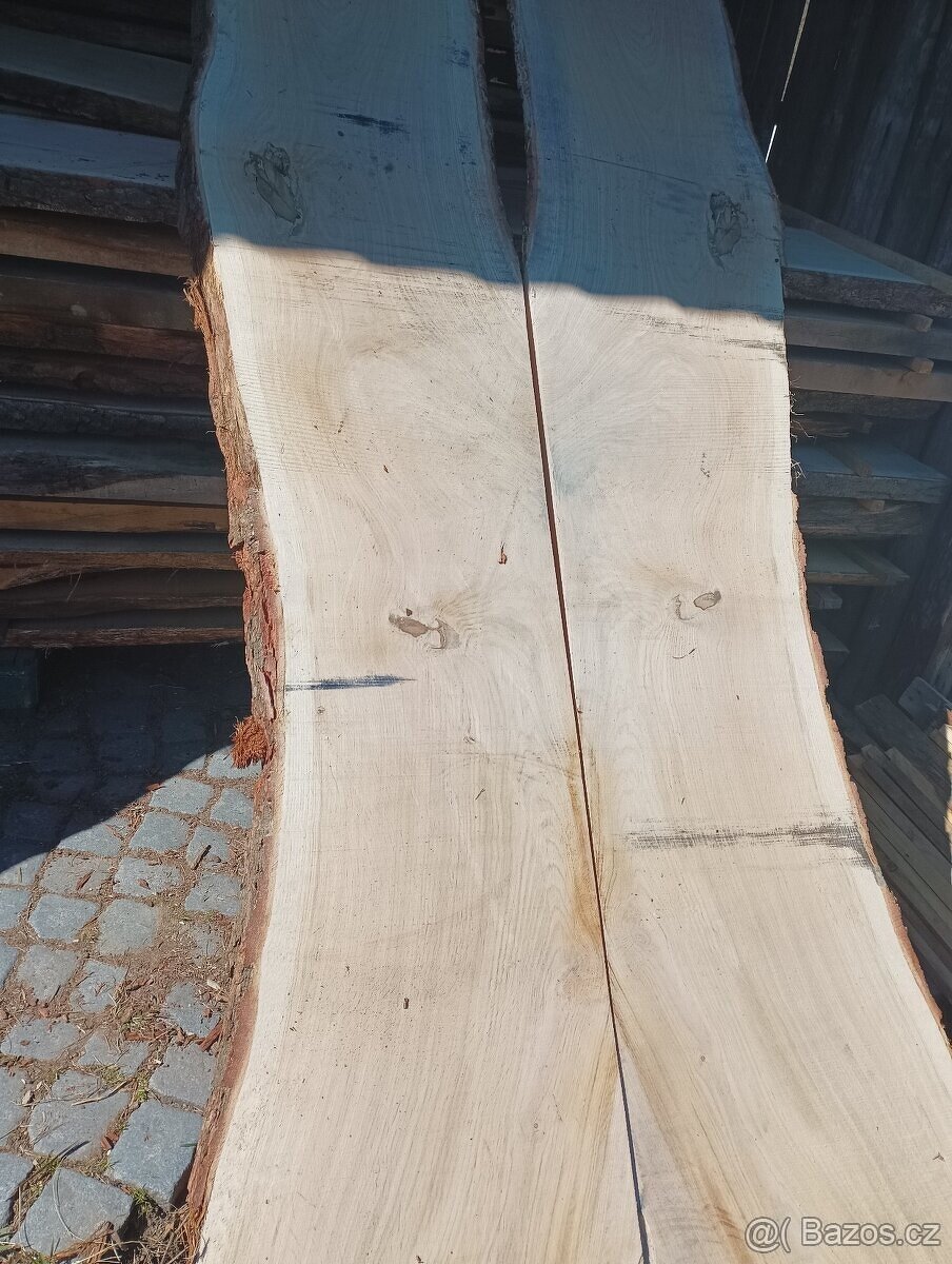 Dubové fošny do páru, na velké stoly