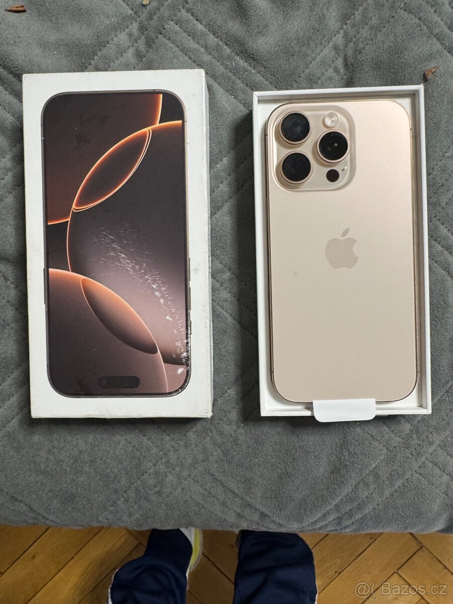 Apple Iphone 16 PRO DESERT TITANIUM 256 gb nový