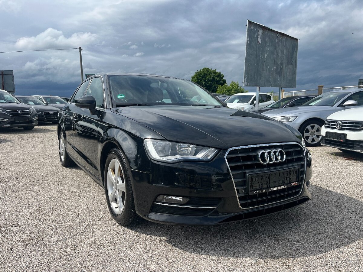 Audi A3 2.0TDi 110kw, 2015, 2.majitel, plný servis