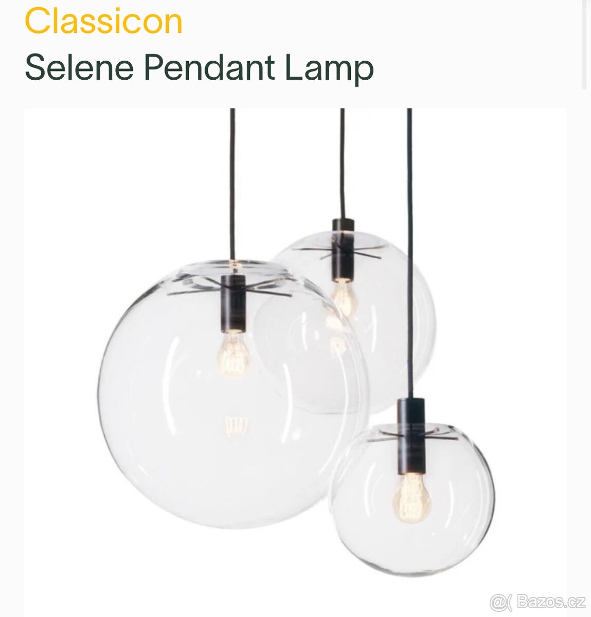 Selene Pendant Lamp Sandra Lindner - ClassiCon 200mm