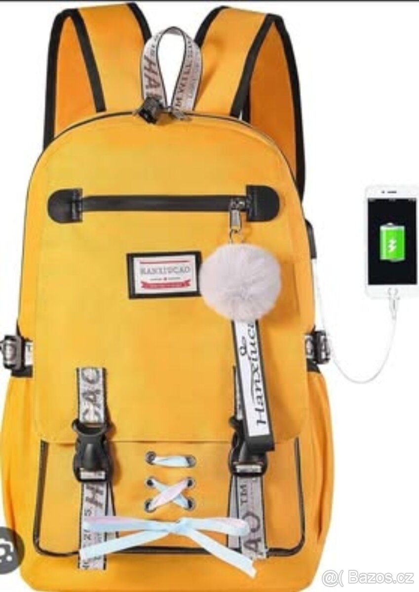 Městský batoh s externím USB portem. Nový