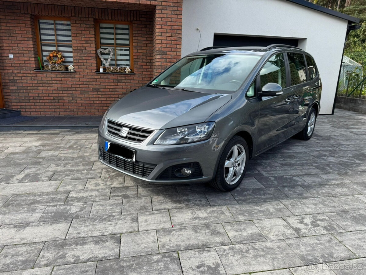 Seat alhambra 2016, 2.0TDI, 109000km, 110kw, 7 míst