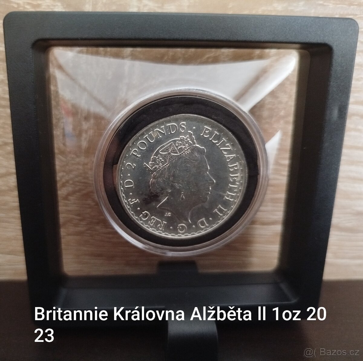Stříbrná investiční mince Britannie Alžběta II, 1 OZ 2023