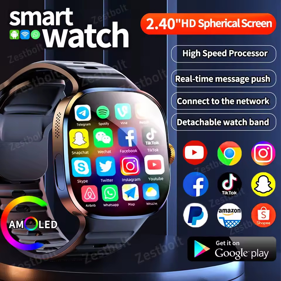 Nové SmartWatch Android WiFi 5G 8GB/128GB NFC GPS AMOLED CZ