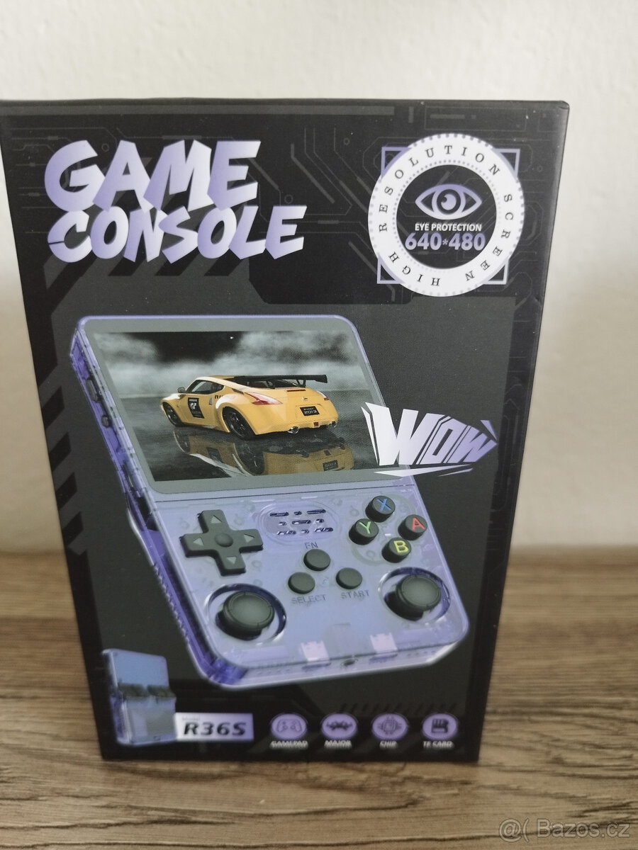 Handheld konzole R36S (verze ArkOS 2.0) +15000 her mix barev