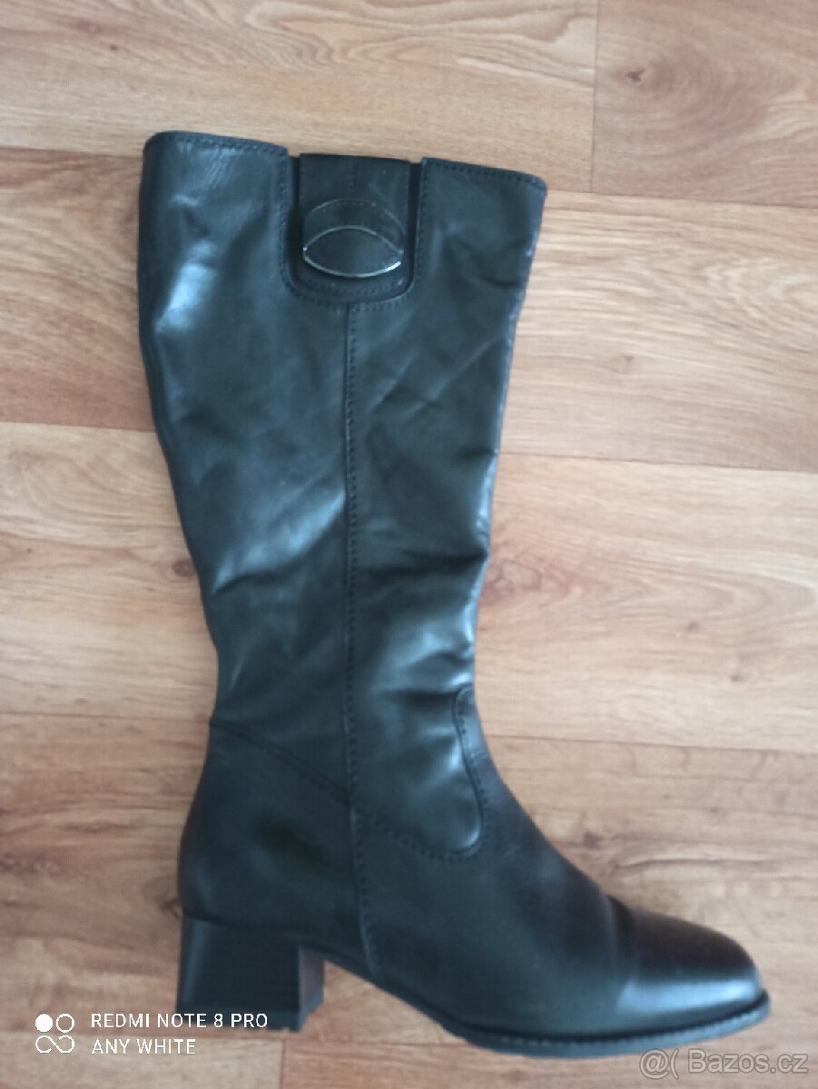 Kozačky jemná kůže vel. 4 a 1/2 Zn. Ara