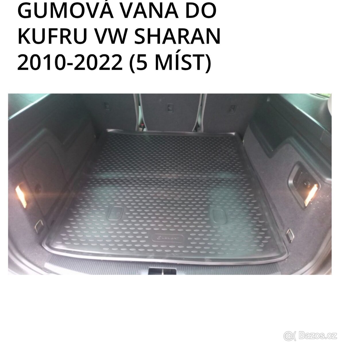 Gumová vana do kufru VW Sharan, Seat Alhambra 2010-2022