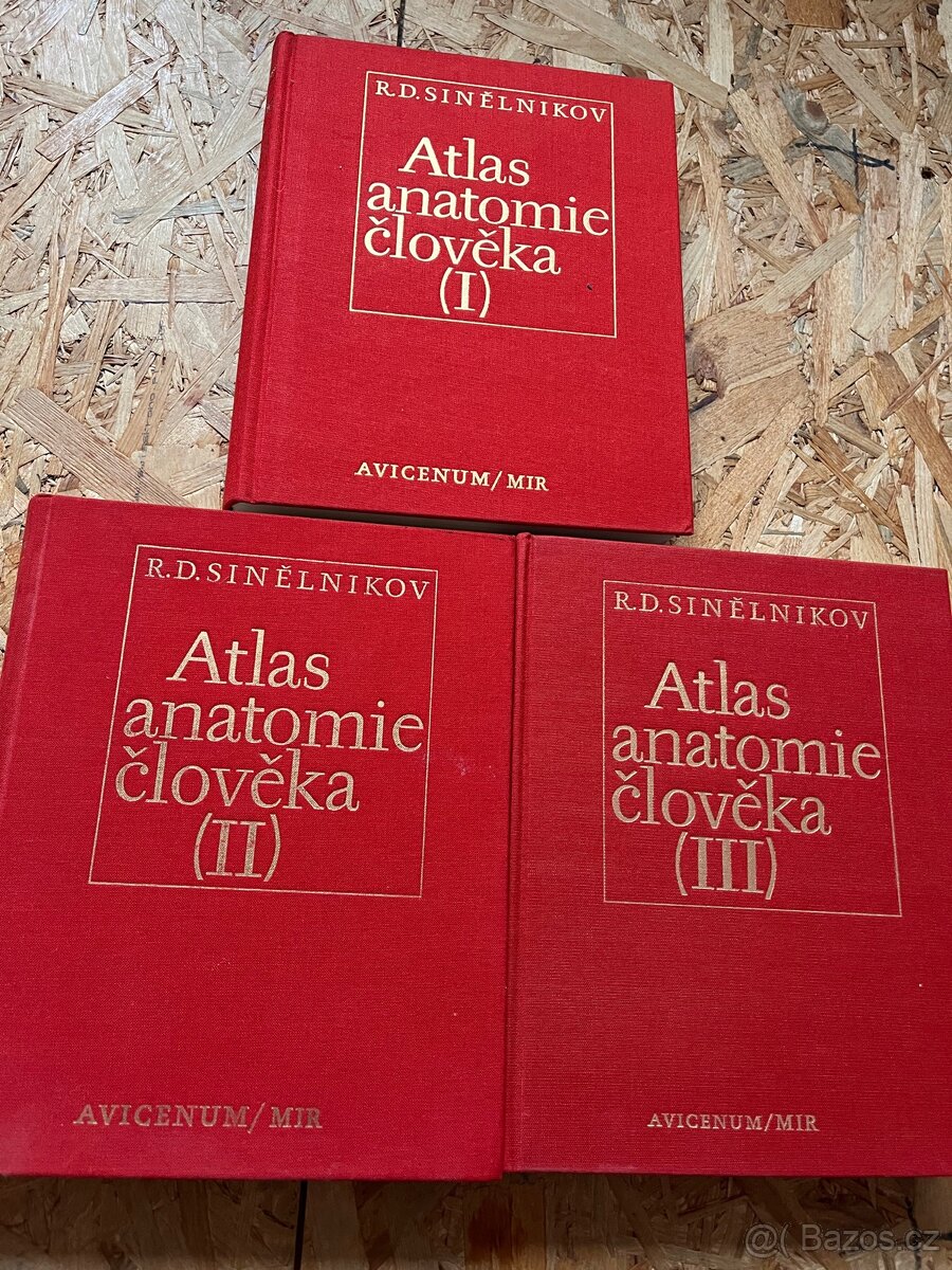 Anatomie člověka 3.díly Sinělnikov