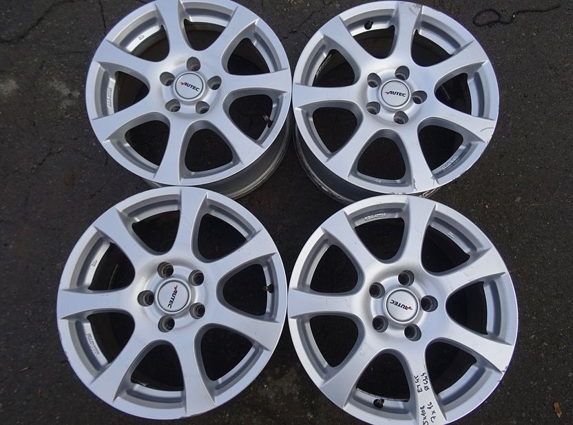 Alu disky Autec na Ford, 16", 5x108, ET 45, šířka 7J