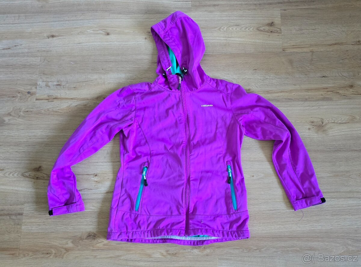 Dívčí softshellová jarní bunda Head, vel. 152-158