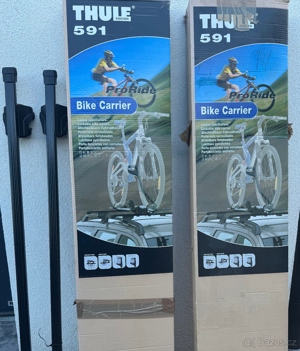 THULE - střešní nosiče ProRide a příčníky - nové
