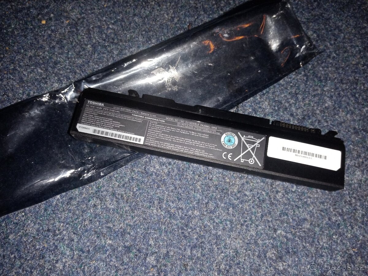 Nová baterie TOSHIBA