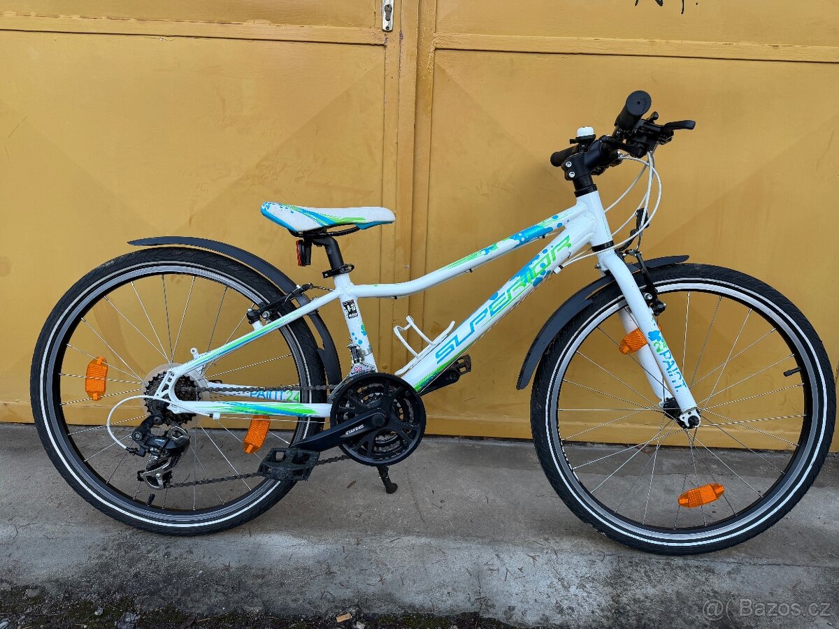 Superior Paint 24 dětské kolo s páčkovým řazením