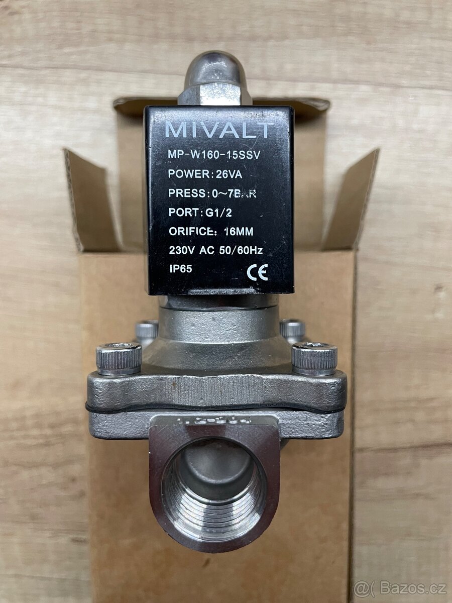 Elektromagnetický ventil MIVALT 1/2” nový