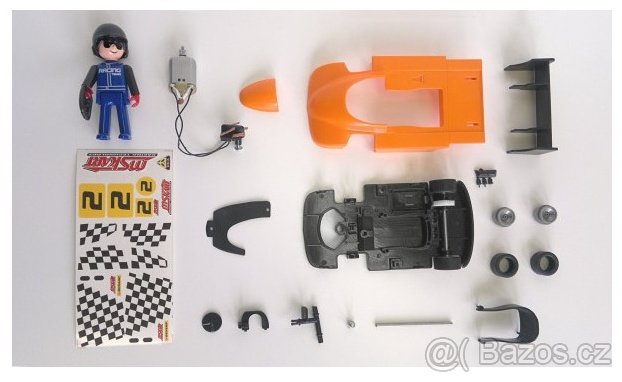 Stavebnice motokáry  autodráha Superkart s figurkou Igráčka